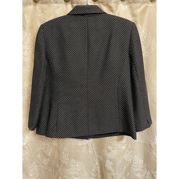 Kasper Separates Black Pattern Blazer Size 12 - Picture 7 of 7